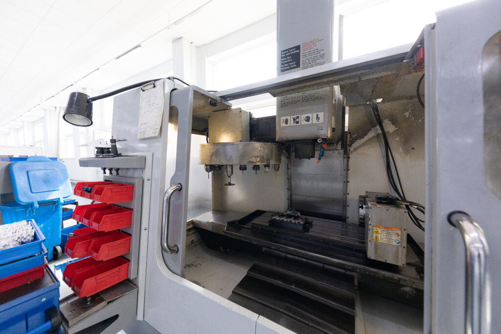 CNC Turning Centre Work machine performing precision metal machining