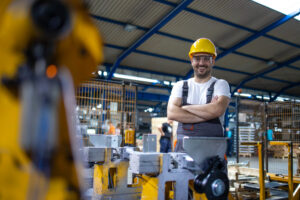 CNC turning centre work by operator at Mahi Enterprise